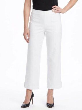 White House Black Market No Waistband Side Zip Cropped Pant- Sz. 8